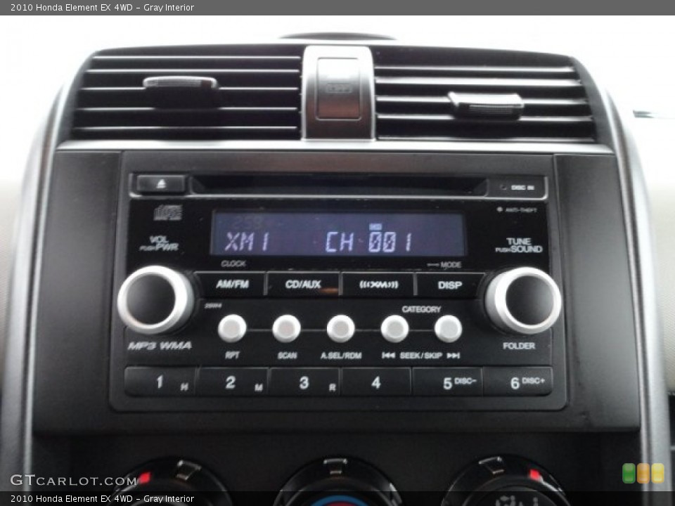 Gray Interior Audio System for the 2010 Honda Element EX 4WD #60309818