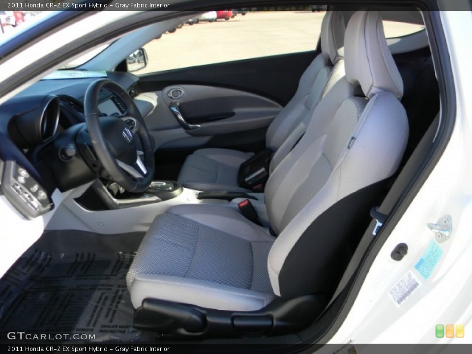 Gray Fabric Interior Photo for the 2011 Honda CR-Z EX Sport Hybrid #60315312