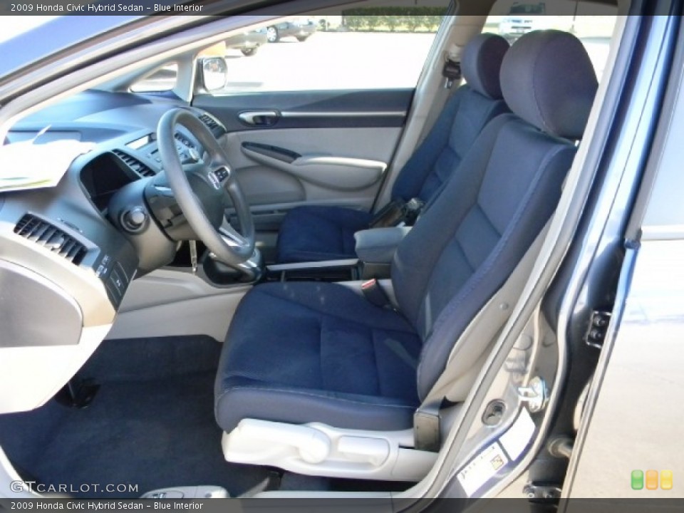 Blue Interior Photo for the 2009 Honda Civic Hybrid Sedan #60315854