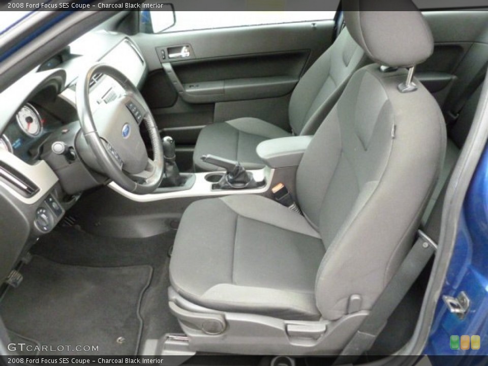 Charcoal Black Interior Front Seat for the 2008 Ford Focus SES Coupe #60316796