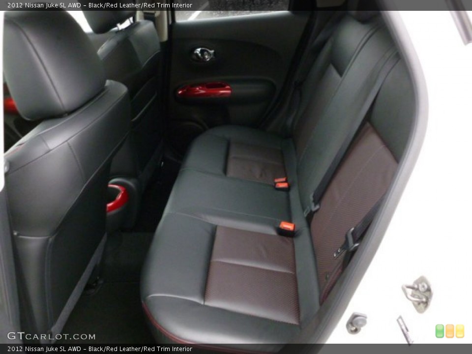 Black/Red Leather/Red Trim Interior Photo for the 2012 Nissan Juke SL AWD #60317831