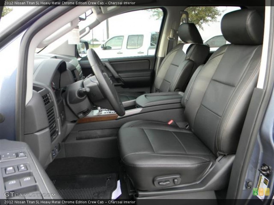 Charcoal Interior Photo for the 2012 Nissan Titan SL Heavy Metal Chrome Edition Crew Cab #60322727