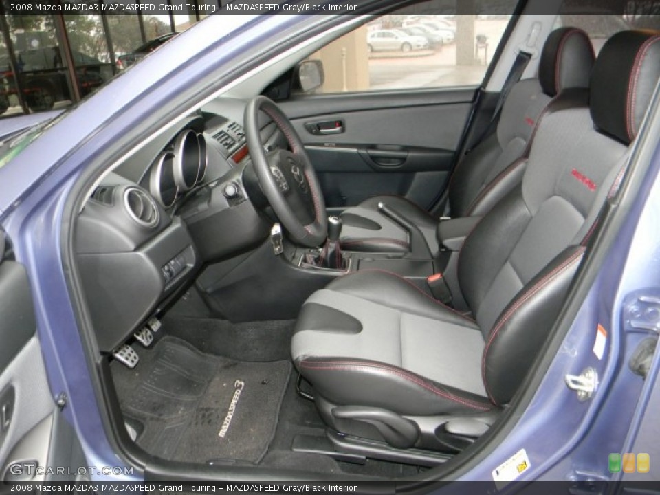 MAZDASPEED Gray/Black Interior Photo for the 2008 Mazda MAZDA3 MAZDASPEED Grand Touring #60323651
