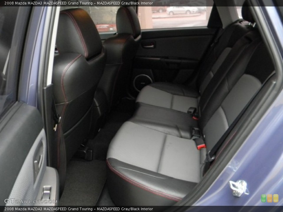 MAZDASPEED Gray/Black Interior Photo for the 2008 Mazda MAZDA3 MAZDASPEED Grand Touring #60323657