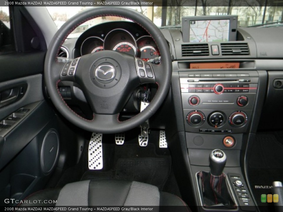 MAZDASPEED Gray/Black Interior Dashboard for the 2008 Mazda MAZDA3 MAZDASPEED Grand Touring #60323666