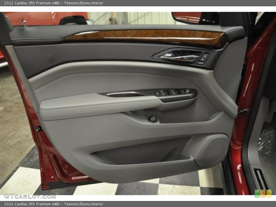 Titanium/Ebony Interior Door Panel for the 2012 Cadillac SRX Premium AWD #60323696