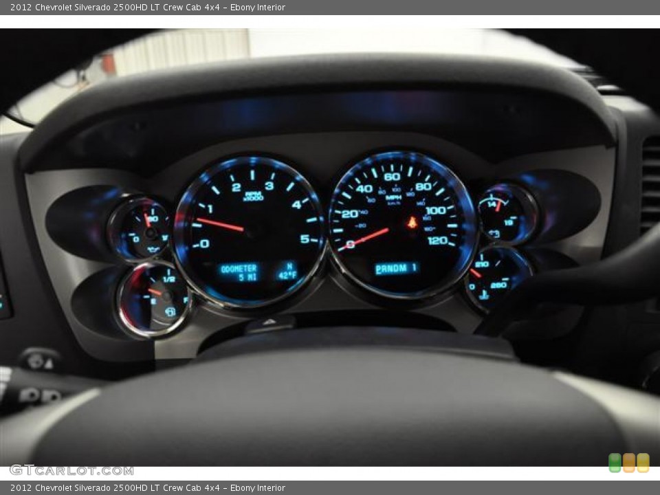 Ebony Interior Gauges for the 2012 Chevrolet Silverado 2500HD LT Crew Cab 4x4 #60323927