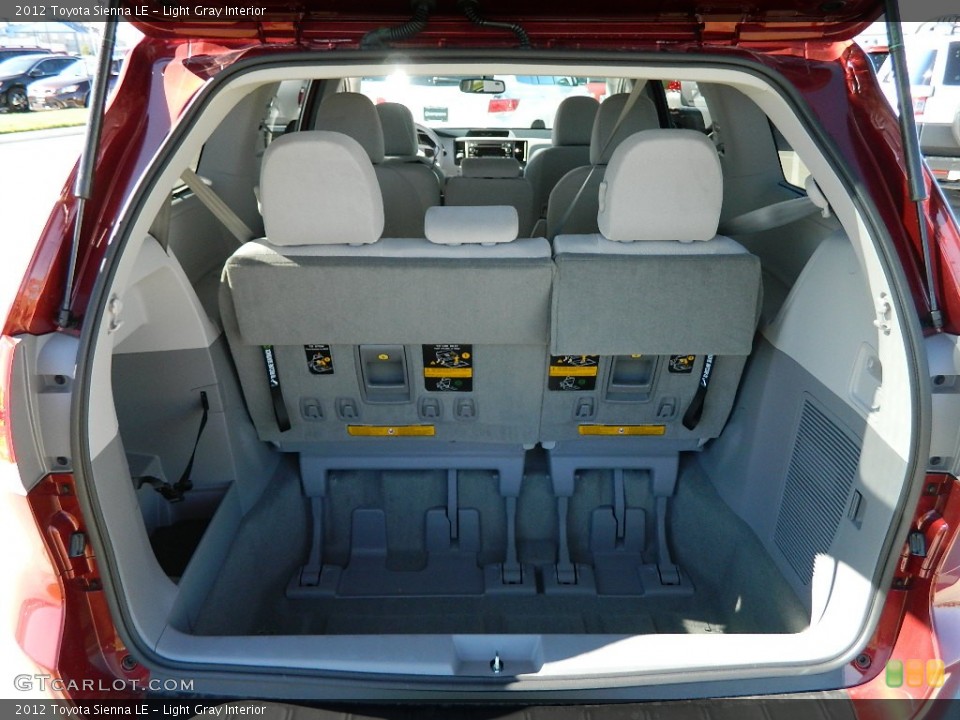 Light Gray Interior Trunk for the 2012 Toyota Sienna LE #60324248