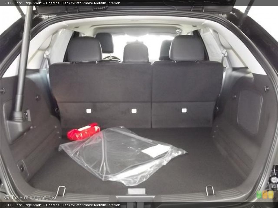 Charcoal Black/Silver Smoke Metallic Interior Trunk for the 2012 Ford Edge Sport #60325541