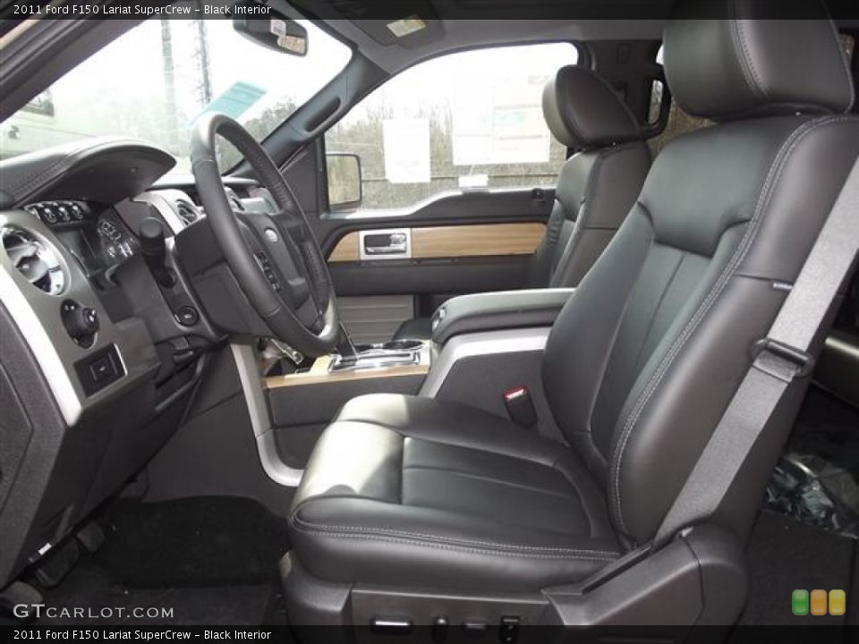 Black Interior Photo for the 2011 Ford F150 Lariat SuperCrew #60325937