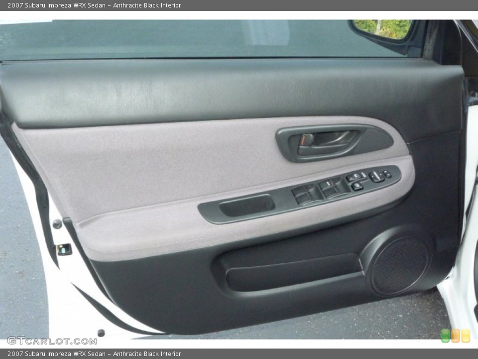 Anthracite Black Interior Door Panel for the 2007 Subaru Impreza WRX Sedan #60326542