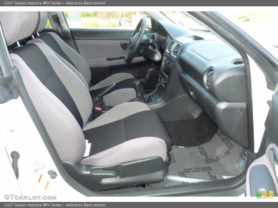 Anthracite Black Interior Photo for the 2007 Subaru Impreza WRX Sedan #60326546