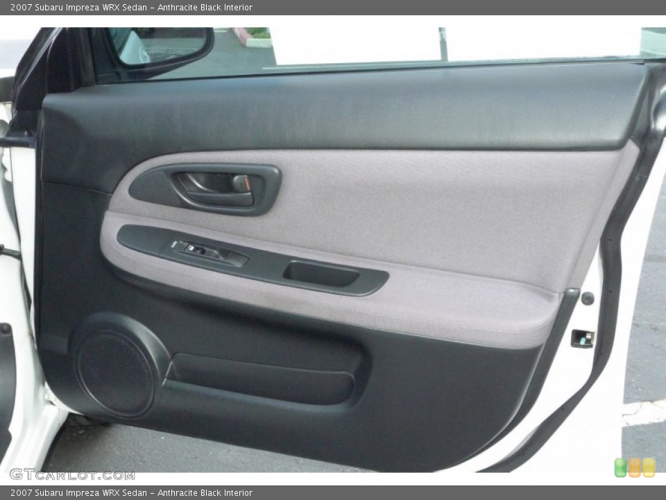 Anthracite Black Interior Door Panel for the 2007 Subaru Impreza WRX Sedan #60326552