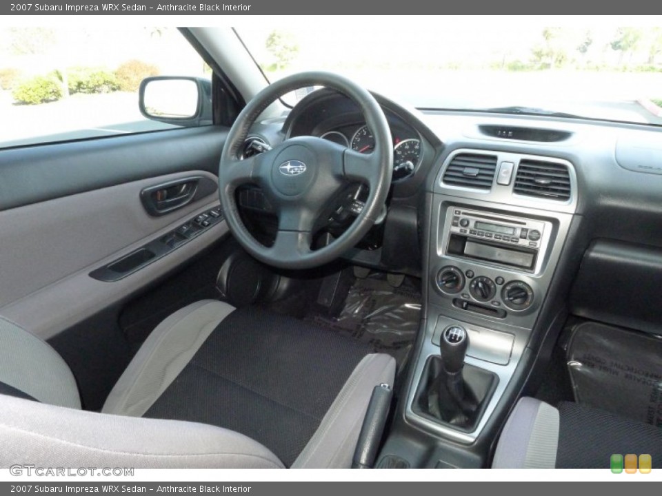 Anthracite Black Interior Dashboard for the 2007 Subaru Impreza WRX Sedan #60326558