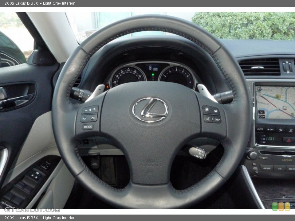 Light Gray Interior Steering Wheel for the 2009 Lexus IS 350 #60326762