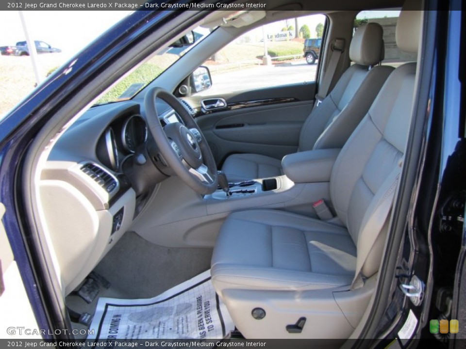 Dark Graystone/Medium Graystone Interior Photo for the 2012 Jeep Grand Cherokee Laredo X Package #60330622