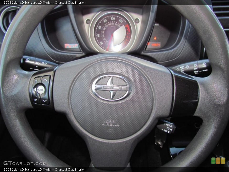 Charcoal Gray Interior Steering Wheel for the 2008 Scion xD  #60335915