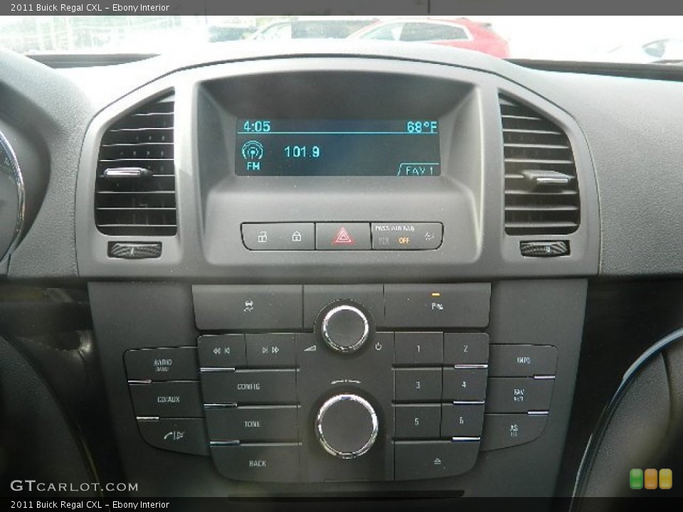 Ebony Interior Controls for the 2011 Buick Regal CXL #60338937