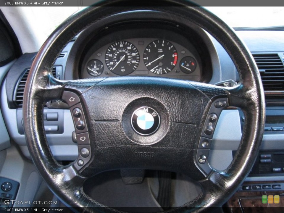 Gray Interior Steering Wheel for the 2003 BMW X5 4.4i #60339271