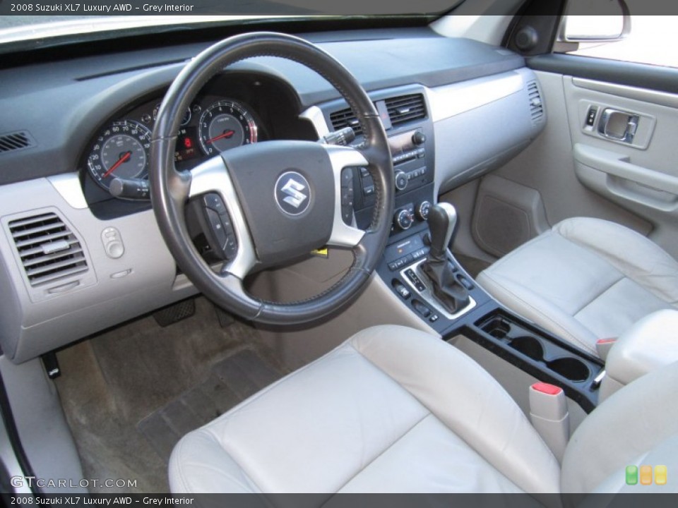 Grey Interior Prime Interior for the 2008 Suzuki XL7 Luxury AWD #60339500