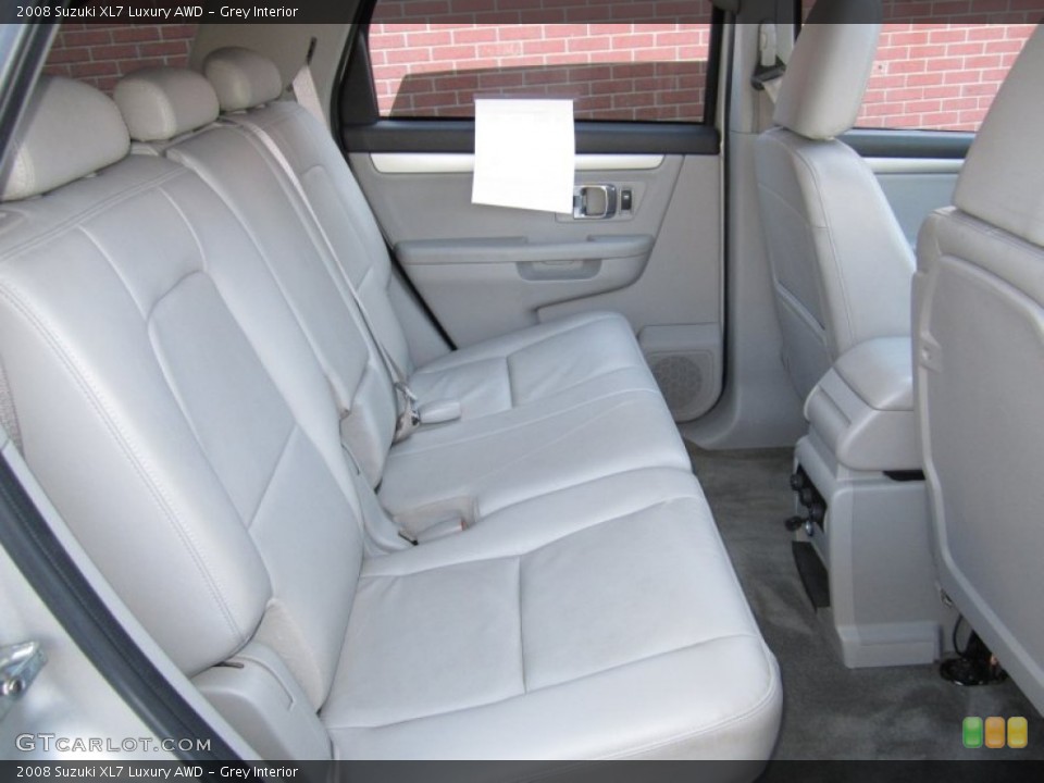 Grey Interior Rear Seat for the 2008 Suzuki XL7 Luxury AWD #60339527