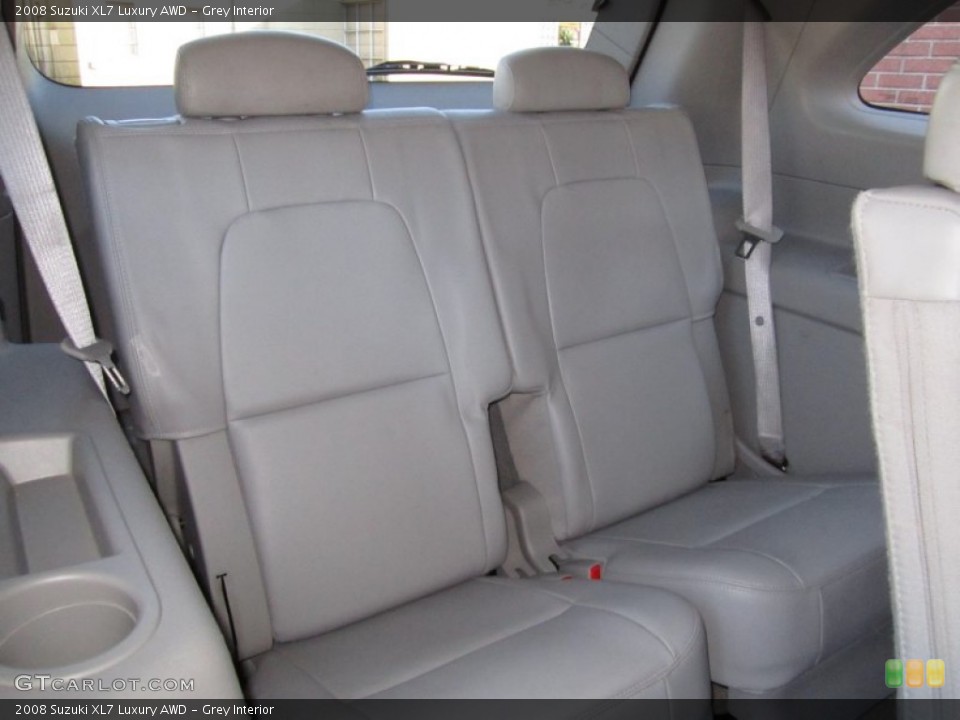 Grey Interior Rear Seat for the 2008 Suzuki XL7 Luxury AWD #60339545