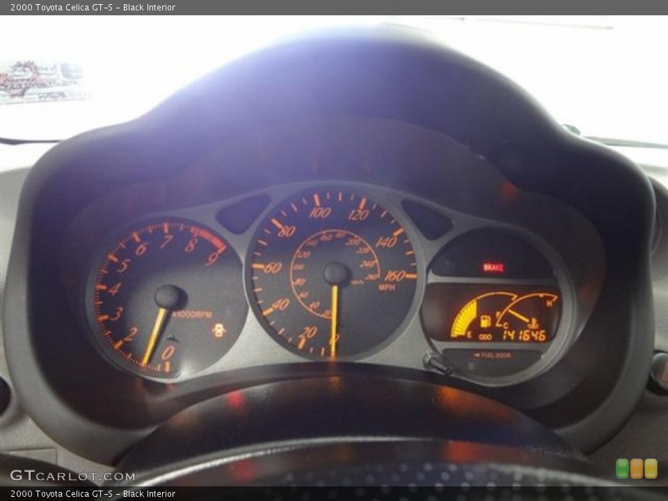 Black Interior Gauges for the 2000 Toyota Celica GT-S #60344102