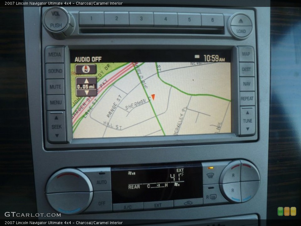 Charcoal/Caramel Interior Navigation for the 2007 Lincoln Navigator Ultimate 4x4 #60344873