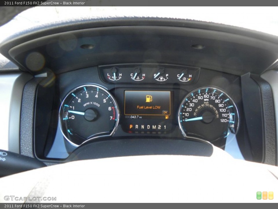 Black Interior Gauges for the 2011 Ford F150 FX2 SuperCrew #60346430