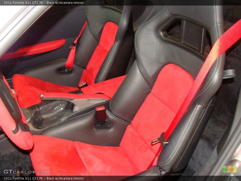 Black w/Alcantara Interior Front Seat for the 2011 Porsche 911 GT2 RS #60348056