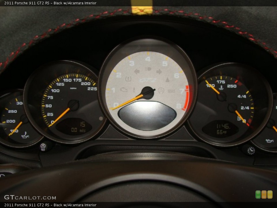 Black w/Alcantara Interior Gauges for the 2011 Porsche 911 GT2 RS #60348107
