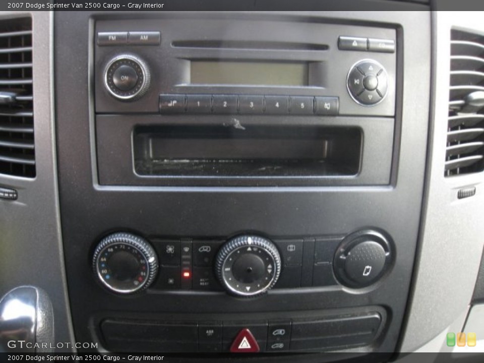 Gray Interior Controls for the 2007 Dodge Sprinter Van 2500 Cargo #60349370