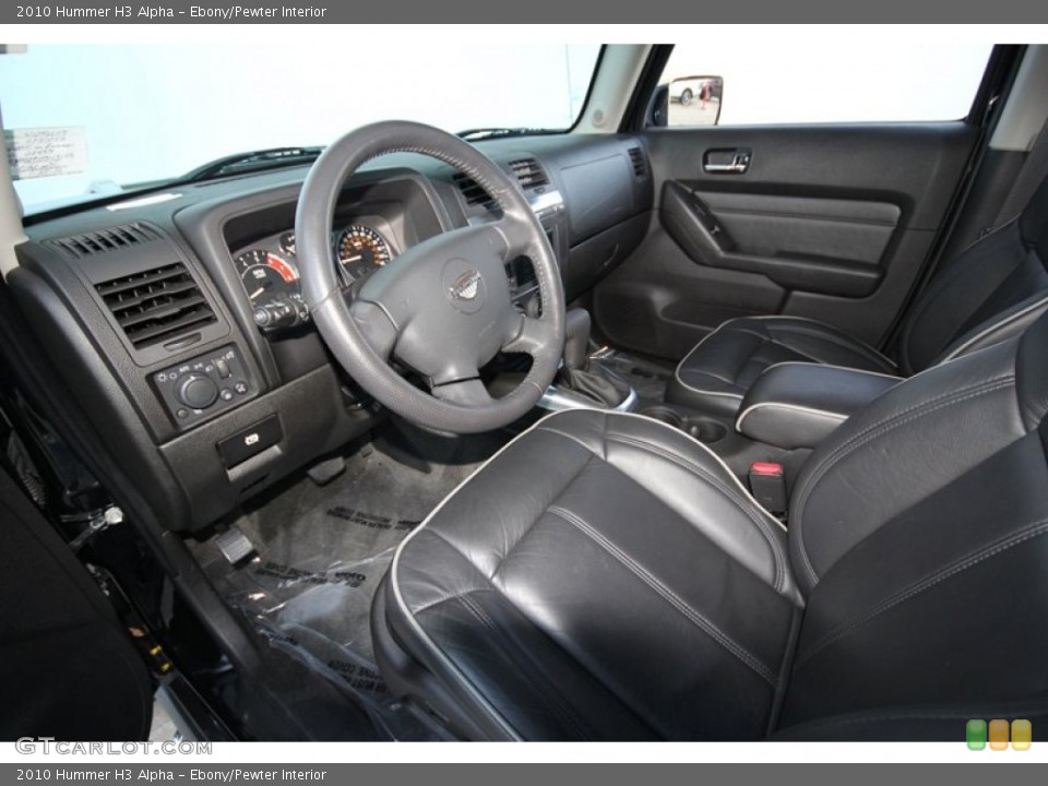 Ebony/Pewter Interior Photo for the 2010 Hummer H3 Alpha #60350948