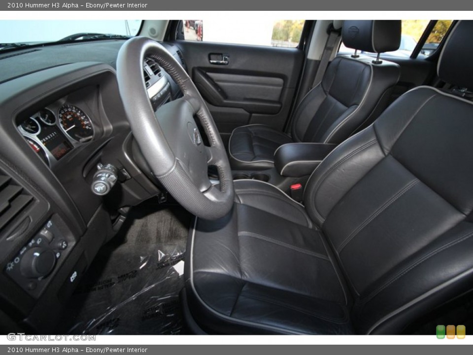 Ebony/Pewter Interior Photo for the 2010 Hummer H3 Alpha #60350957