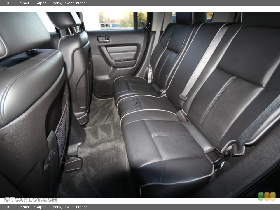 Ebony/Pewter Interior Photo for the 2010 Hummer H3 Alpha #60350966
