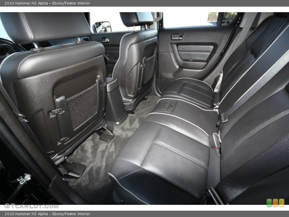 Ebony/Pewter Interior Photo for the 2010 Hummer H3 Alpha #60351170