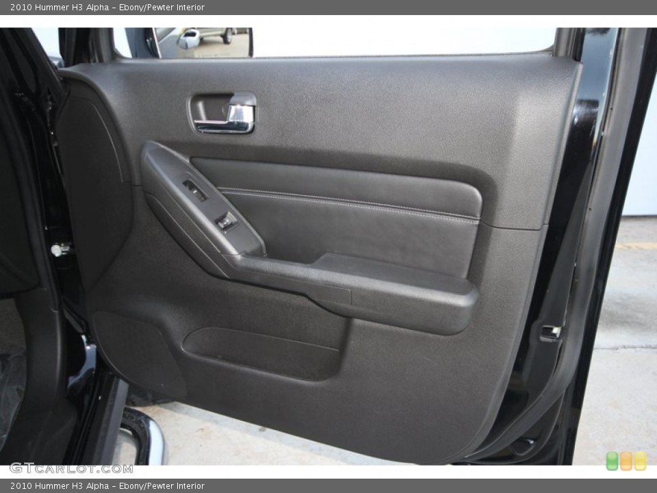 Ebony/Pewter Interior Door Panel for the 2010 Hummer H3 Alpha #60351266