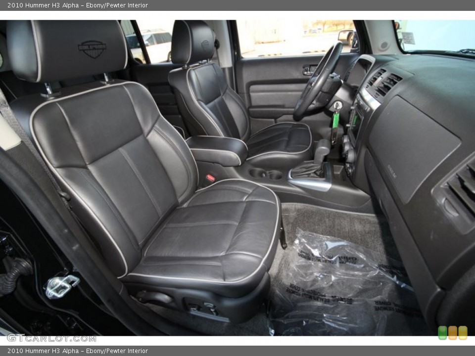 Ebony/Pewter Interior Front Seat for the 2010 Hummer H3 Alpha #60351274