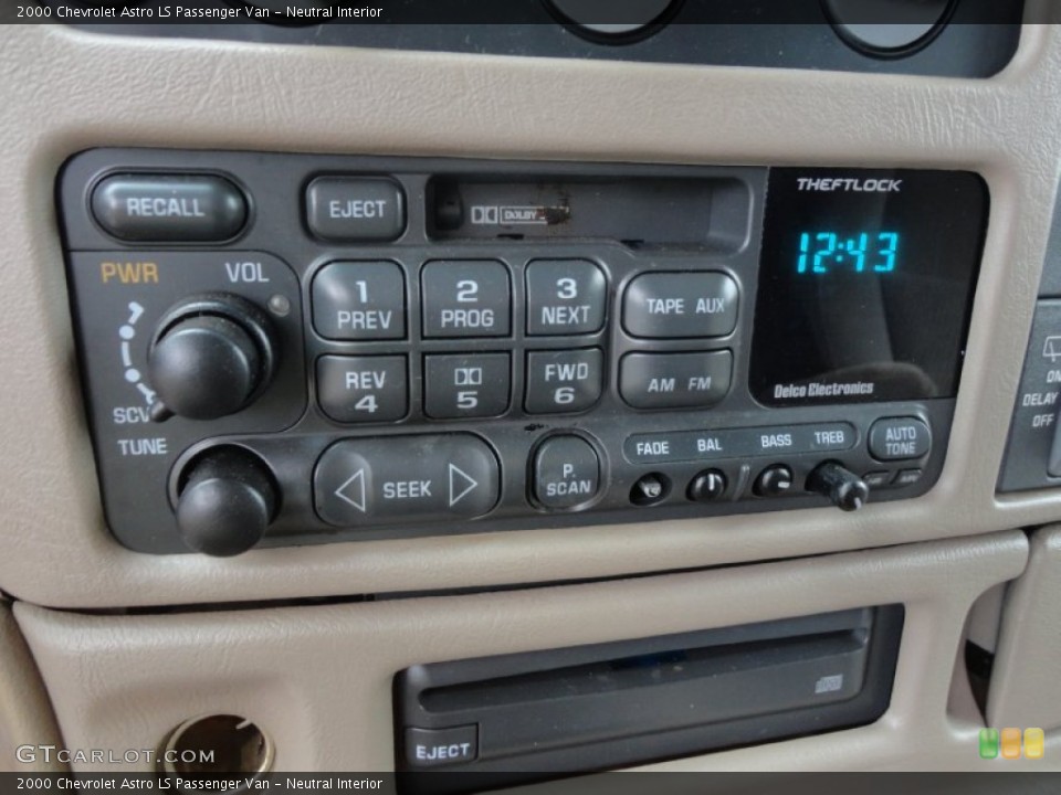 Neutral Interior Controls for the 2000 Chevrolet Astro LS Passenger Van #60352139