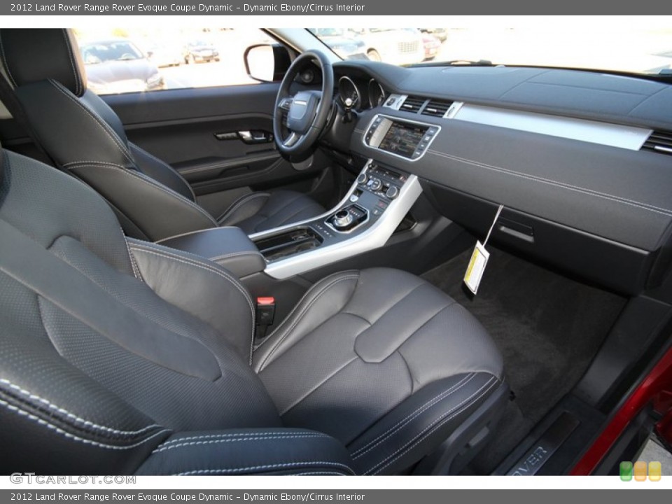 Dynamic Ebony/Cirrus Interior Photo for the 2012 Land Rover Range Rover Evoque Coupe Dynamic #60352466