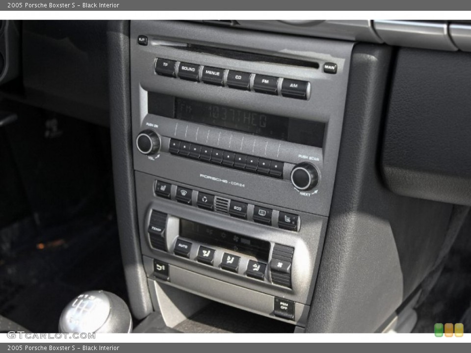 Black Interior Controls for the 2005 Porsche Boxster S #60353202