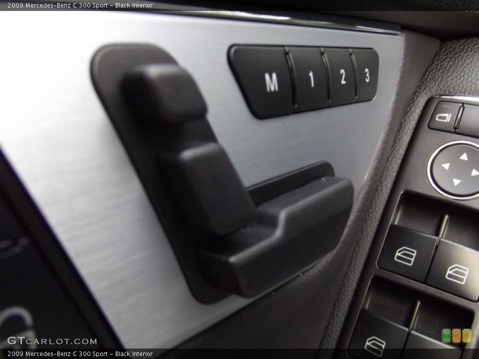 Black Interior Controls for the 2009 Mercedes-Benz C 300 Sport #60355142