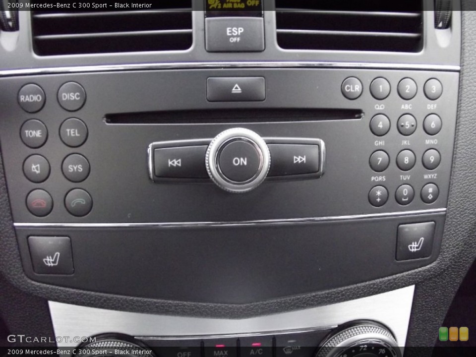 Black Interior Controls for the 2009 Mercedes-Benz C 300 Sport #60355326