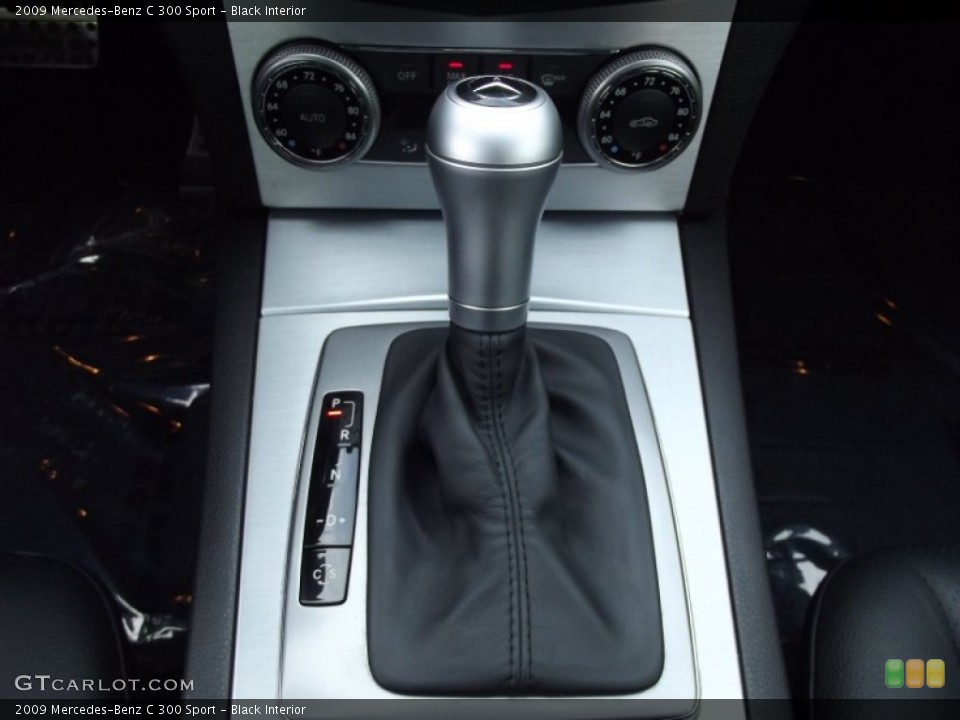 Black Interior Transmission for the 2009 Mercedes-Benz C 300 Sport #60355346