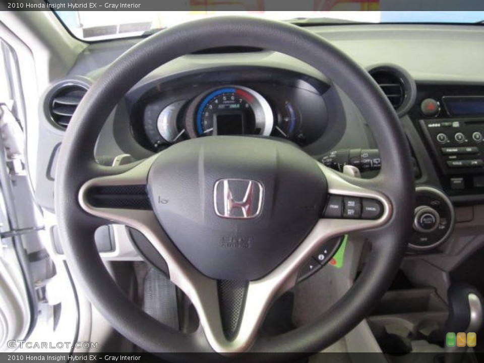 Gray Interior Steering Wheel for the 2010 Honda Insight Hybrid EX #60356693