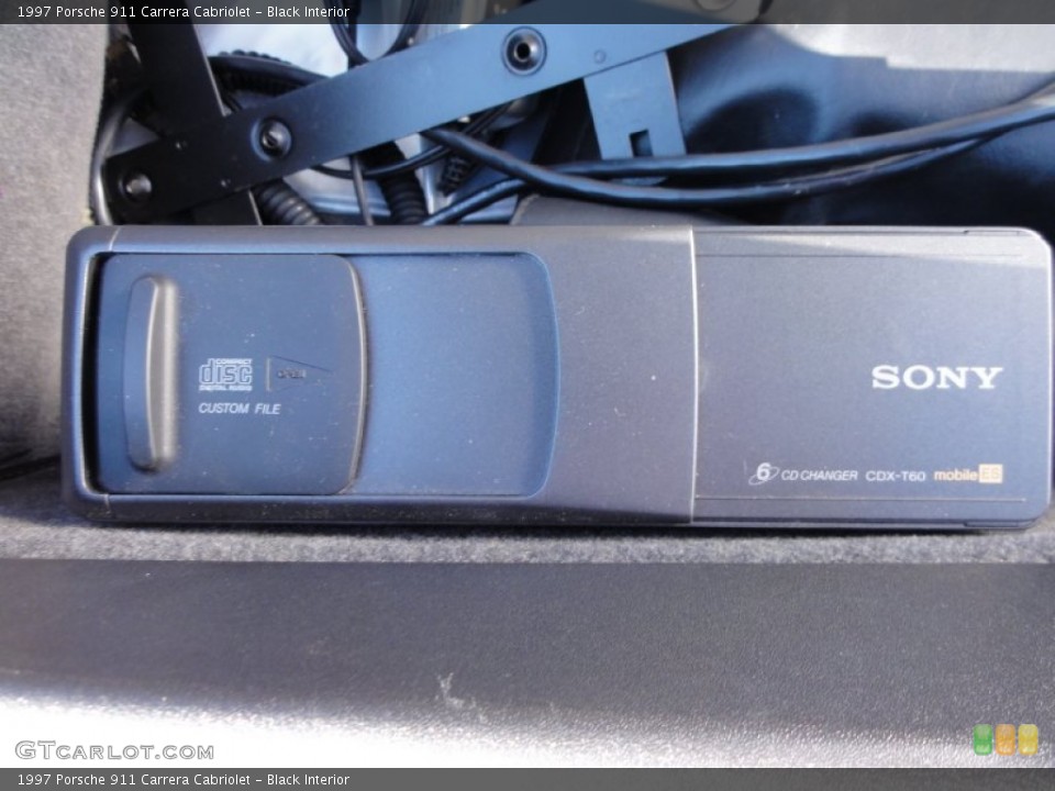Black Interior Audio System for the 1997 Porsche 911 Carrera Cabriolet #60357725