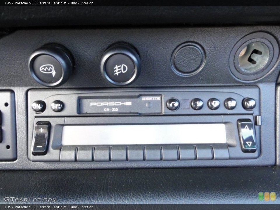 Black Interior Audio System for the 1997 Porsche 911 Carrera Cabriolet #60357785