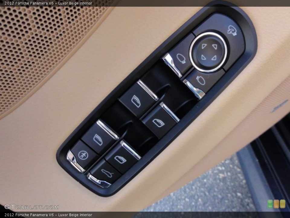 Luxor Beige Interior Controls for the 2012 Porsche Panamera V6 #60357984