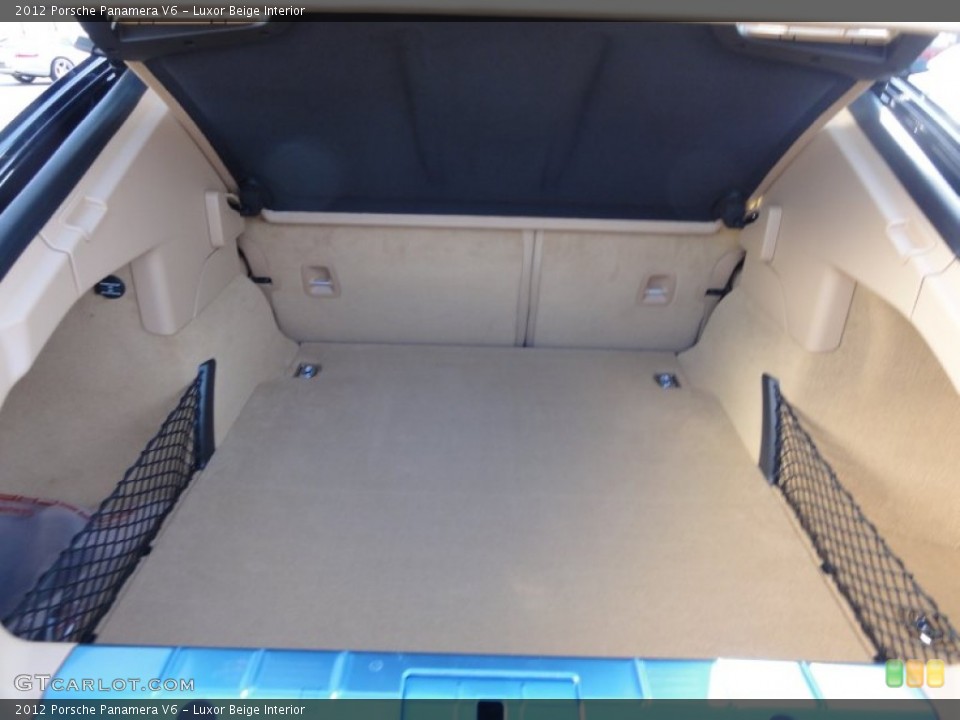 Luxor Beige Interior Trunk for the 2012 Porsche Panamera V6 #60358152
