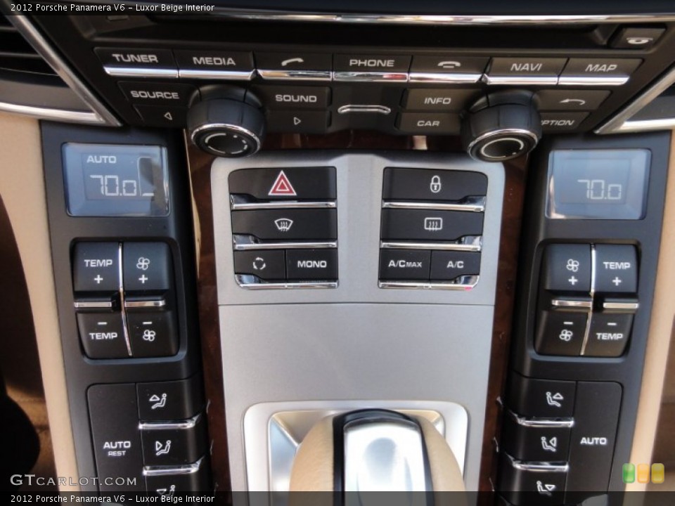Luxor Beige Interior Controls for the 2012 Porsche Panamera V6 #60358260